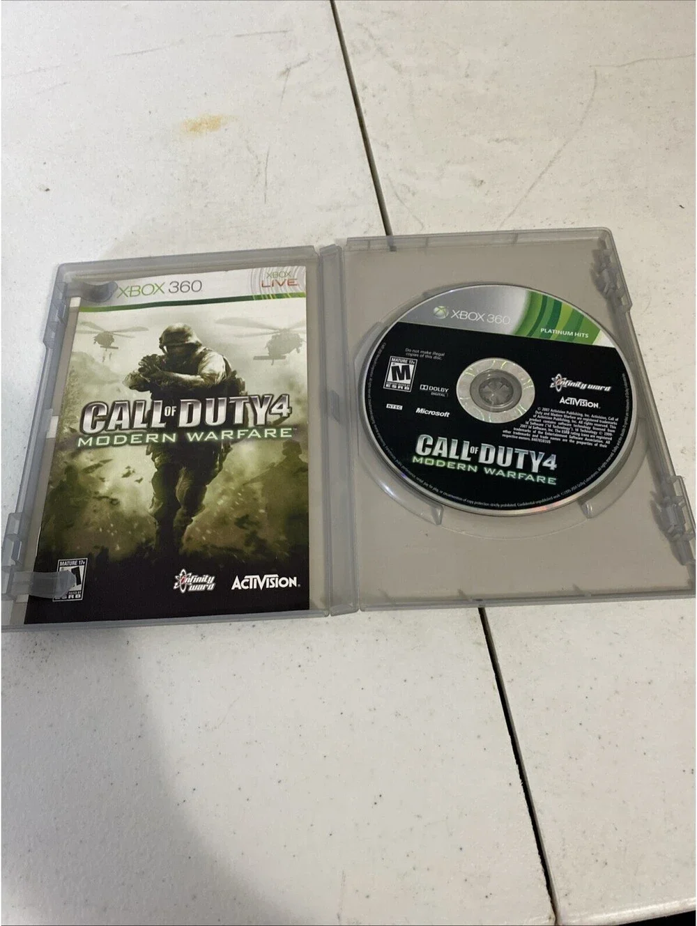 Call of Duty 4: Modern Warefare for xbox 360 Complete